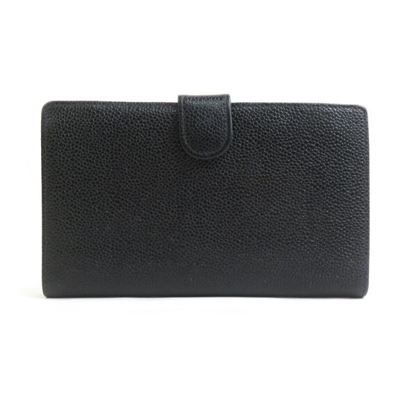 CHANEL Authentic Black Caviar Leather Wallet - Picture 2 of 5